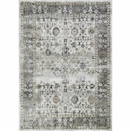 SLEEP EZ 5 ft. 3 in. x 7 ft. 3 in. Rhapsody Harper Area Rug - Taupe SL3082228